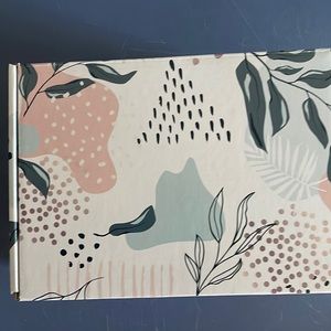 organic cedar wood chai tea,ceramic speckled mug, cozy socks.